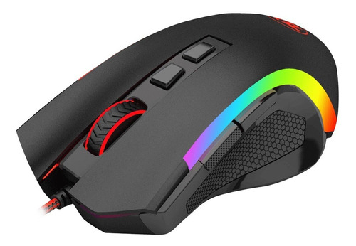 Mouse gamer de juego Redragon Griffin M607 negro