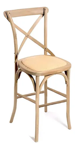 Piso Cruceta Provincial Madera Olmo Comedor Mueble Taburete