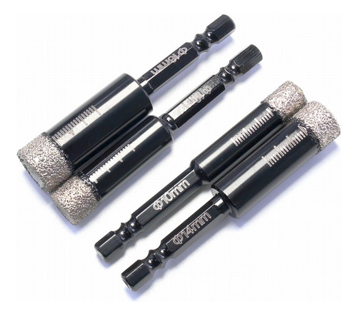 2 Broca De Núcleo De Diamante Vástago De 8 Mm