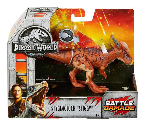 Jurassic World Battle Damage Stygimoloch Stiggy