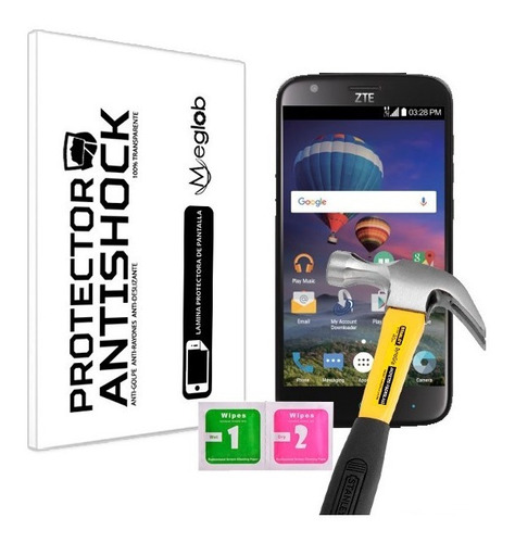 Protector De Pantalla Antishock Zte Zmax Grand