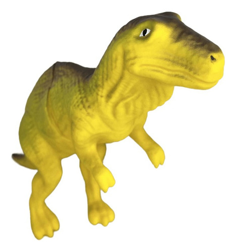 Dinosaurio De Goma - Allosaurus Amarillo