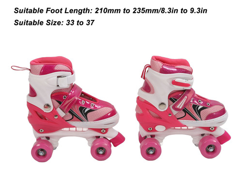 Patines De Ruedas Para Niños Niñas Malla De Pvc Patines D