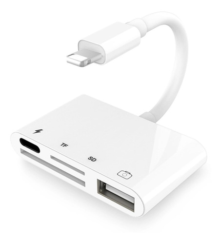 Adaptador Lightning Para iPhone iPad Micro Sd + Usb 3 +carga