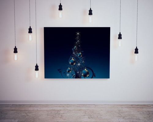 Cuadro De Navidad Impreso En Tela Canvas 40x60 Mod-014