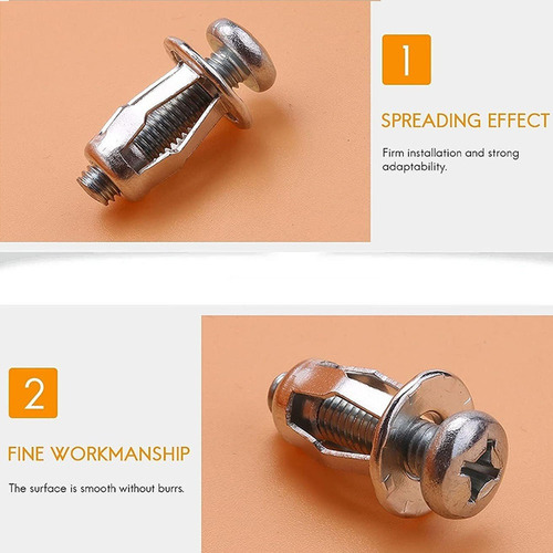 Tuerca De Pétalo De Tornillo Expansión Pared Suave 4x25mm
