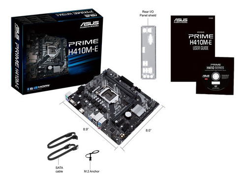 Imagen 1 de 6 de Motherboard Asus Prime H410m-e Micro-atx  Intel 10tha Gen