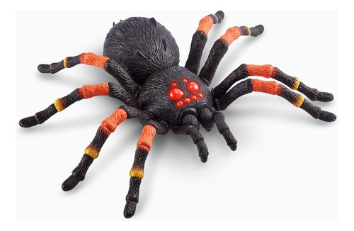 Figura Tarántula Gigante De Juguete Robótica Color Negro