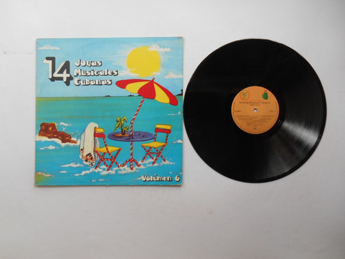 Lp Vinilo 14 Joyas Musicales Cubanas Vol 6 Printed Venezuela