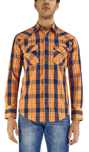 Camisa Vaquera Wrangler Hombre Painted Desert G80