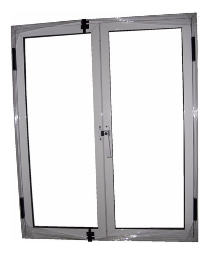 Ventana De Abrir 2 Hojas Aluminio Blanco 100x90