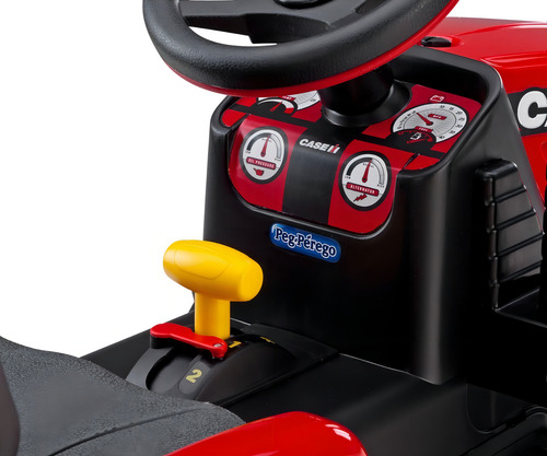 Montable Peg Perego Ride On Case Ih Magnum Tractor & Trailer