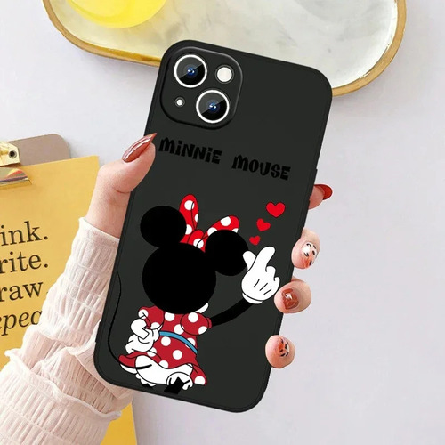 Funda De Teléfono Mickey Minnie Mouse For iPhone 15, 14, 13