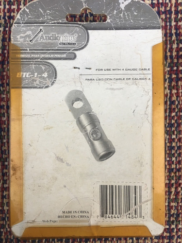 Terminales Bornes Capacitador Sonido Cable #4/6/8 Audio Pipe