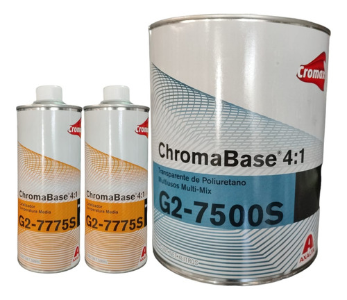 Kit Chromabase G2-7500s (4l) + Catalizador G2-7775s (1l) 4:1