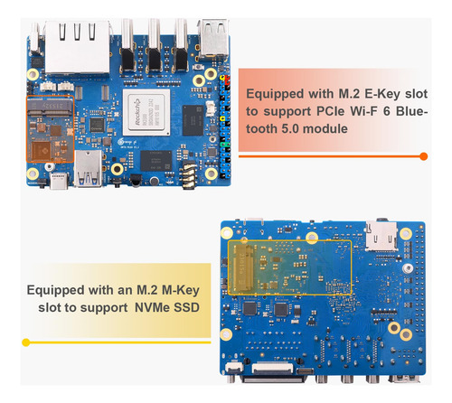 Orange Pi 5 Plus 16gb Con 256gb Emmc Rockchip Rk3588 8-core