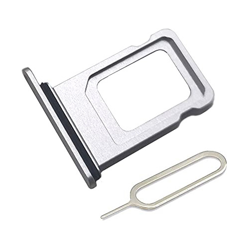 Sim Tarjeta Slot Holder Para iPhone XS Max Plateado