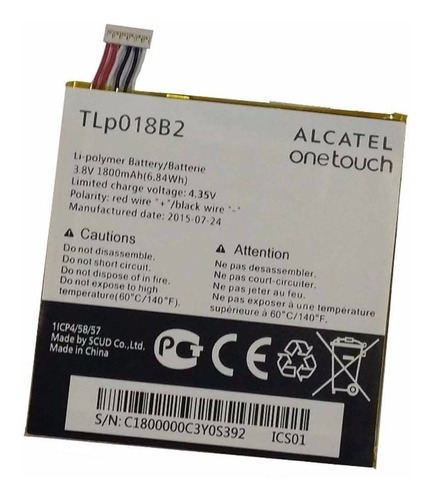 Batería Para Alcatel One Touch Idol 6030 Ot 6030d Tlp018b2