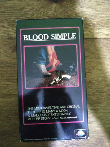 Blood Simple Vhs Película 