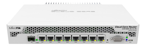 Router MikroTik Cloud Core CCR1009 PC CCR1009-7G-1C-PC blanco 100V/240V