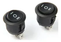 Comprar Interruptor Switch Circular Basculante Led 10a 3 Posiciones