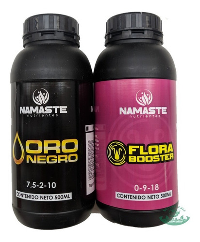 Nutripack Namaste Oro Negro Flora Booster 500ml Grow Shop