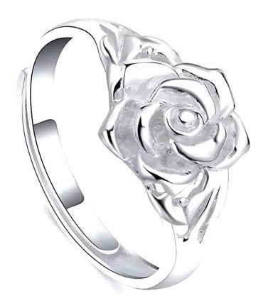 Anillo Flor San Valentín Plata 925