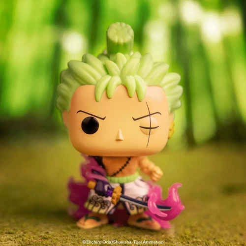 Figura De Accion Zoro (enma) 1288 One Piece Funko Pop Animation Special Edition Ver.glow In The Dark