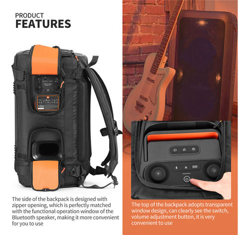 Funda De Altavoces Bluetooth Para Jbl Partybox 120