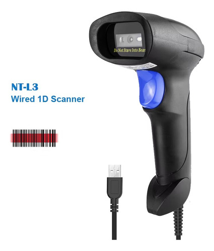 Escáner Netum L3 1d Ccd Lector De Códigos De Barras Usb