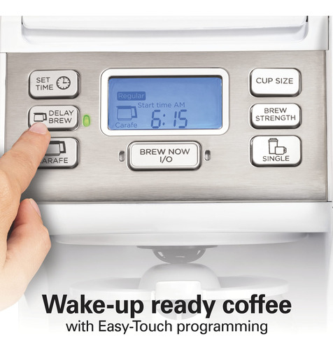 Coffee Maker Hamilton Beach Flexbrew Trio 2-way 12c White