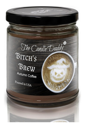 Bitch's Brew  Aroma De Café Otoñal  Divertida Vela De Hall