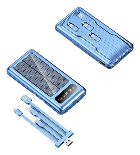 Cargador Solar Para Teléfono Mini Mobile Power 10000ma