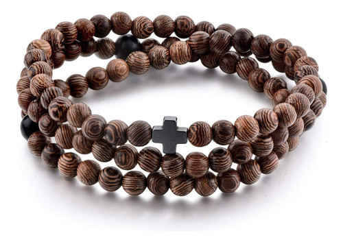 Pulsera De Cuerda Con Cuentas De Oración Cristiana | 100 Cue