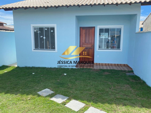 Imagem 1 de 7 de Linda Casa 2 Quartos, Piscina E Área Gourmet Em Unamar 75-1