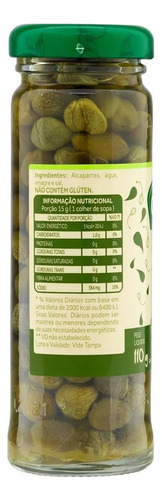 Alcaparra em Conserva Cepêra Vidro 65g