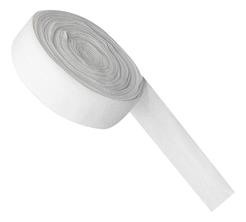 Cordão Elástico Trançado Com Miçangas Branco Branco 2cm