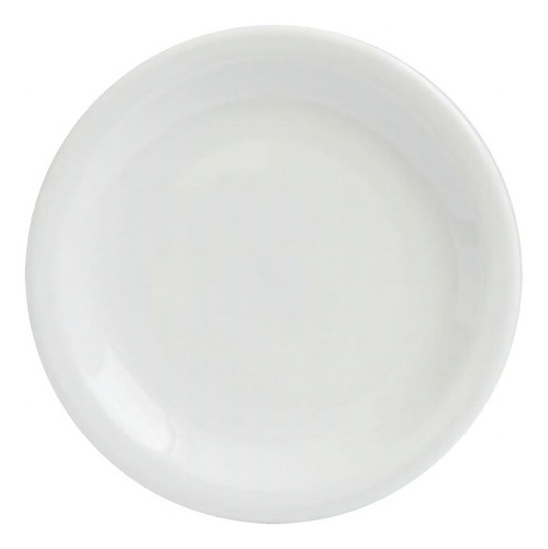 Platos Playos 21cm Porcelana Restaurant Recta X12 Kremer Cuo