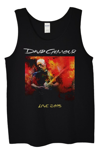Polera Musculosa David Gilmour Live 2015 Rock Abominatron