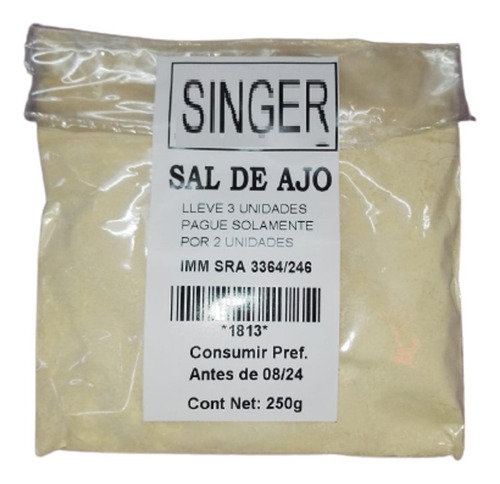 Sal De Ajo 250gr