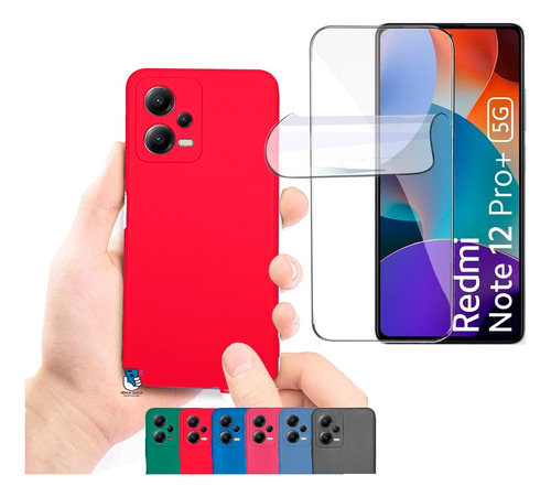 Lamina Hidrogel Para Xiaomi Note 12 Pro+ (plus) 5g + Funda