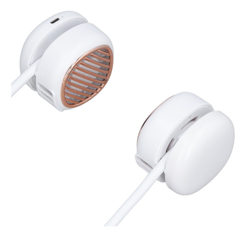 Ventilador De Cuello Portátil, 5 Velocidades, 720 Grados, Ca