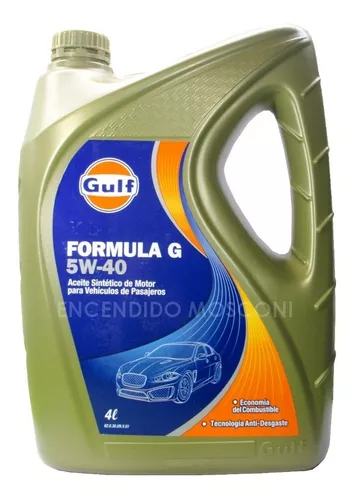 Aceite Sintetico Gulf 5w40 X 8 Litros Nafta Diesel