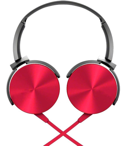 Imagen 3 de 4 de Audífono Dj Mdr-xb450 Súper Bajos Con Micrófono
