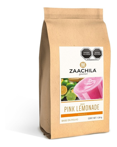 Zaachila Gourmet Pink Lemonade Base Smoothie 1.36kg