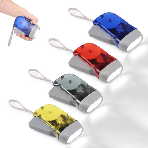 Hand Crank Flashlight 3 Led Powerful Emergency Safety Tool