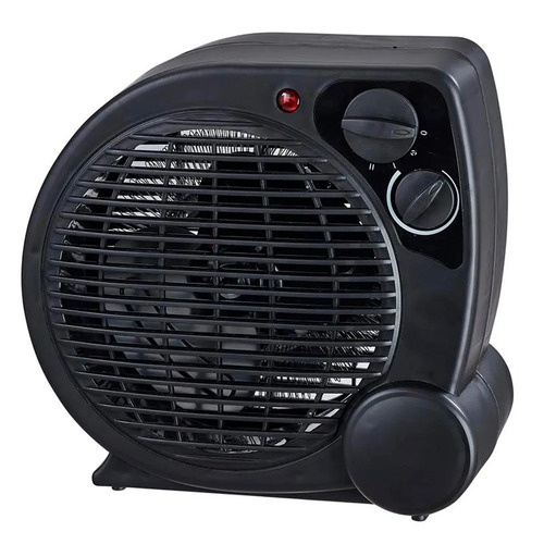 Aquecedor Elétrico 110v Portátil A Ar Ventilador Quente Preto Aq04 - Mimo Style