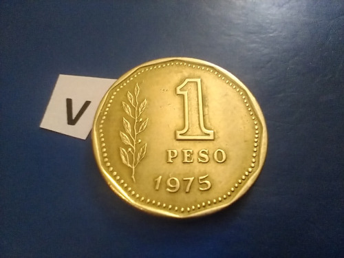 Moneda De Un De 1 Peso De Año Del Señor 1975