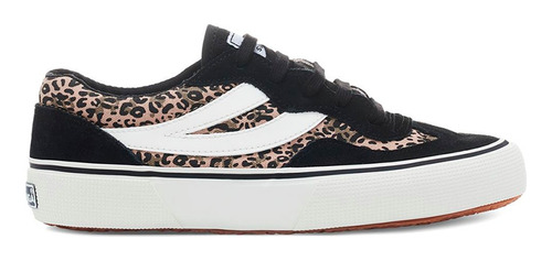Zapatilla Mujer Superga 2941 Revolley Microleopard S8122pw