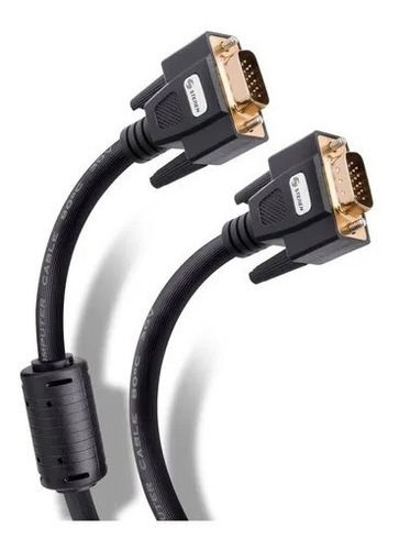 Cable Elite Vga 15m Conectores Dorados Monitor Steren